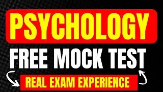 GATE PSYCHOLOGY FREE MOCK TEST 2025  -How to give ?
