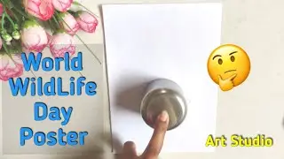 World Wildlife Day Poster Drawing/World Wildlife Awareness Drawing For competition/Save Animals 🤔