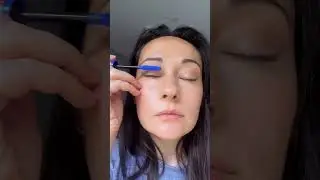 It&rsquo;s blue! Trying out new blue mascara from Essence #haul #essence #bluemascara #mascara #makeup