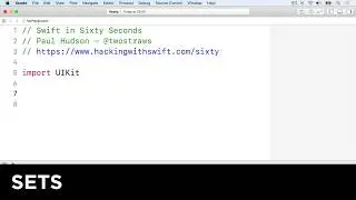 Sets – Swift in Sixty Seconds
