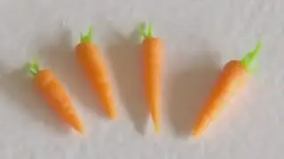 Polymer Clay Miniature - Carrot Cane