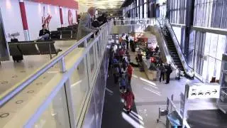Festival du Voyageur Flash Mob at Winnipeg James Armstrong Richardson International Airport