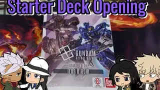 Checking out the New Starter Deck for Gundam TCG IRON BLOOM