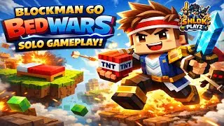 Solo BedWars Clutch Win 🔥 | Blockman GO Bedwars