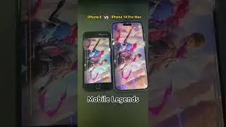 Mobile Legends Performance Test #iphone8 vs #iphone14promax