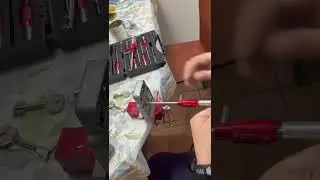Inside a Pro Locksmith's Toolbox: Advanced Training Session with Specialized Key Cutting Tools#lock