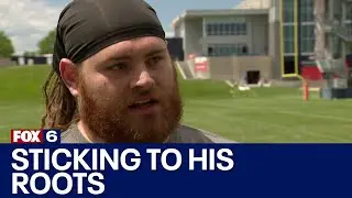 Broncos guard and Hartford native Quinn Meinerz sticks to his roots | FOX6 News Milwaukee