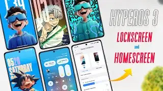 Hyperos 3 Customisation Features + Lockscreen & HomeScreen New Looks ( Install Now ) 