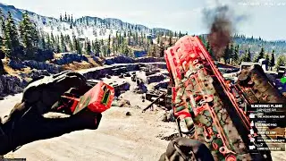 Call of Duty : Warzone Black Ops 7 (SUNDERING FLAME) Quads Team Wipeout (4K Gameplay No Commentary)
