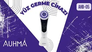 AHB-05 Isıtmalı Y&uuml;z & Boyun Masaj Cihazı | 7 Mod | LCD Ekran | Sıkılaştırıcı Etki
