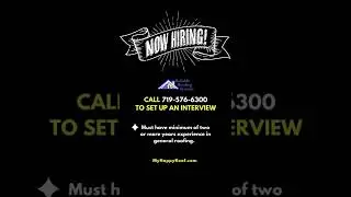 Now Hiring Roofers Colorado Springs - Apply at Reliable Roofing Systems #shorts