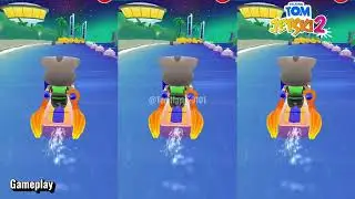 Survival Race|Speed Race|Talking Tom Jetski 2 Gameplay #tomhappy 