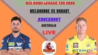 LIVE: 🔴BBL T20 League 2026 Semi Final Live 🔴 | MLS vs HBH Live Today | Star vs Hobart | Urdu Comme