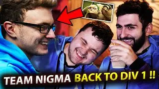 TEAM NIGMA BACK TO DIVISION 1 WITH MIRACLE PUDGE !!
