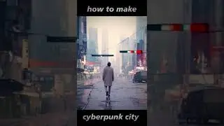 How to Create a Cyberpunk Scene #ai #tutorial #comfyui #fooocus #aitutorial #premierepro