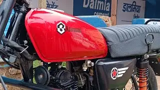 Bajaj boxer bike full modified in Kawasaki 7558438536