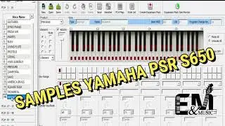 SAMPLES PARA TECLADO YAMAHA PSR S650 (2020)