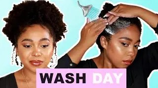 MY WASH DAY ROUTINE START TO FINISH (DRY EXTRA THICK NATURAL HAIR)
