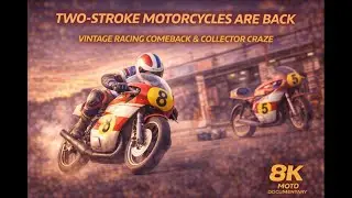 Two-Stroke Motorcycles Are Back: Vintage Racing Comeback & Collector Craze | 8K Moto Documentary