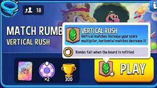 Vertical Rush Bombs Away Rumble Match | Match Masters Vertical Rush | Match Masters
