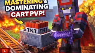 How I Became Unstoppable at Cart PvP | Minecraft Server Domination