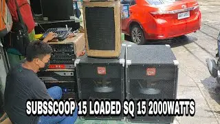 ASSEMBLE SUBSCOOP 15 LOADED SQ 15 2000 WATTS(REVIEW AND TEST)