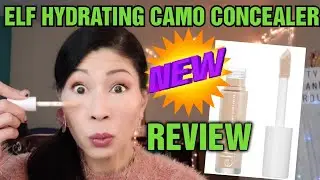 ELF HYDRATING CAMO CONCEALER-REVIEW AND WEAR TEST! #ELF COSMETICS