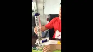 Ready New arrival modular two parts inline percs glass waterpipe from Enjoylife Factory
