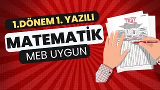 6. Sınıf Matematik 1. Dönem 1. Yazılı Soruları | Meb Senaryosuna Uygun