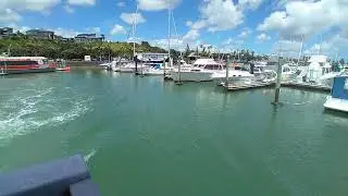 Departing Pine Harbour Marina, Auckland New Zealand.