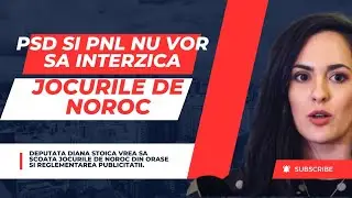 Diana Stoica sustine ca PSD si PNL nu mai vor sa scoata jocurile de noroc in afara oraselor