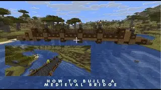 Minecraft Easy Medieval Bridge How to Build (No Cuts!)