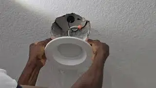 How to remove and replace Recessed light/ Ceiling LED downlight