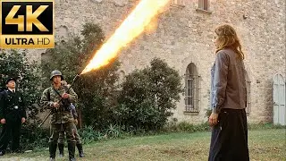 Before killing women every time, German always shows off their 80-centimeter flamethrower!