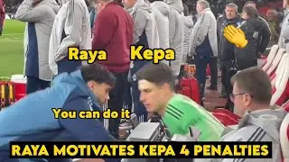 😍Давид Райя мотивирует Кепу Аррисабалагу перед его последним сейвом пенальти в матче против &laquo;Крис...