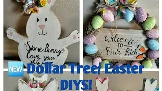 Easter Egg Wreath/ Dollar Tree DIYS