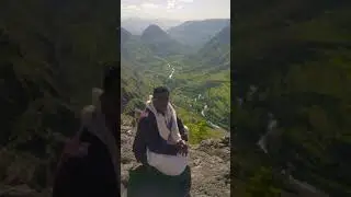 اروع واجمل المناظر الطبيعية من جبل بني الحارث  قرية الشرفه بيت النمراني فوق السدة