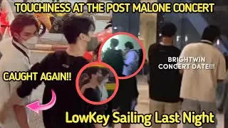 CAUGHT AGAIN ON A CONCERT DATE .. SHIP IS SAILING AT POST MALONE CONCERT
