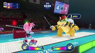 Mario & Sonic at Tokyo 2020 : Gameplay (Dream Racing, Skateboarding, Fencing, Surfing)