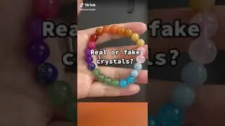 How to test for real crystals? #crystals #realcrystals #crystaltok #crystaltesting #realcrystals