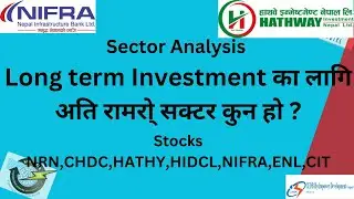 Investment  Sector Technical Analysis NRN,Chdc,Hathy,Hidcl,Nifra,ENL,CIT#sharemarketnepalananysis|