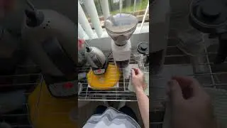 POV ASMR making coffee with beans from Osaka, Japan #coffee #pourover #hariov60 #japan