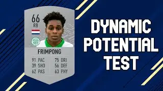 Jeremie Frimpong Dynamic Potential Test! FIFA 20 Career Mode