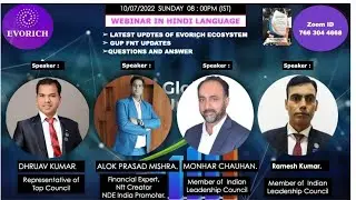 Latest Updates of Evorich Ecosystem | Evoscent | GUP FNT Updates Question and Answers