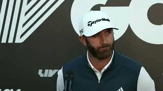 Dustin Johnson Friday Flash Interview 2022 LIV Golf Invitational Series London