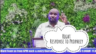 HOW TO RESPOND TO A PROPHECY | WORD FEAST THURSDAY PT2  | 8TH JAN 2026