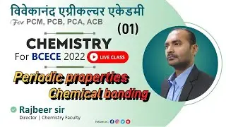 BCECE 2022 Chemistry important question | chapterwise | periodic properties, chemical bonding