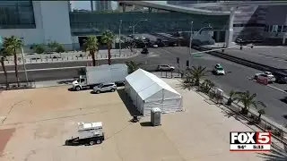 Pop-up casino operates under a tent for eight hours to retain gaming license