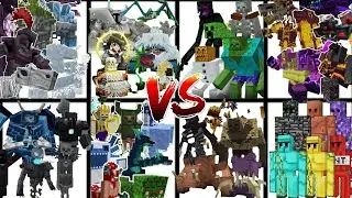 ULTIMATE MINECRAFT BOSS TOURNAMENT 👑⚔️ Who Is the Strongest Boss?!
