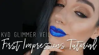 FULL FACE OF FIRST IMPRESSIONS | HIT OR MISS? | KAT VON D GLIMMER VEIL